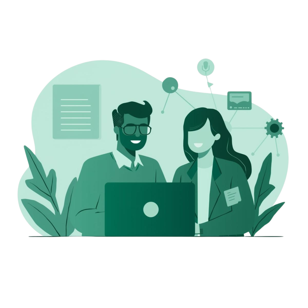 How We Help Small business IT support meeting showing systems, advice, and business process improvement